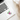 single pink rose vinyl sticker on laptop 